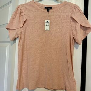 Express Women's Pink Top